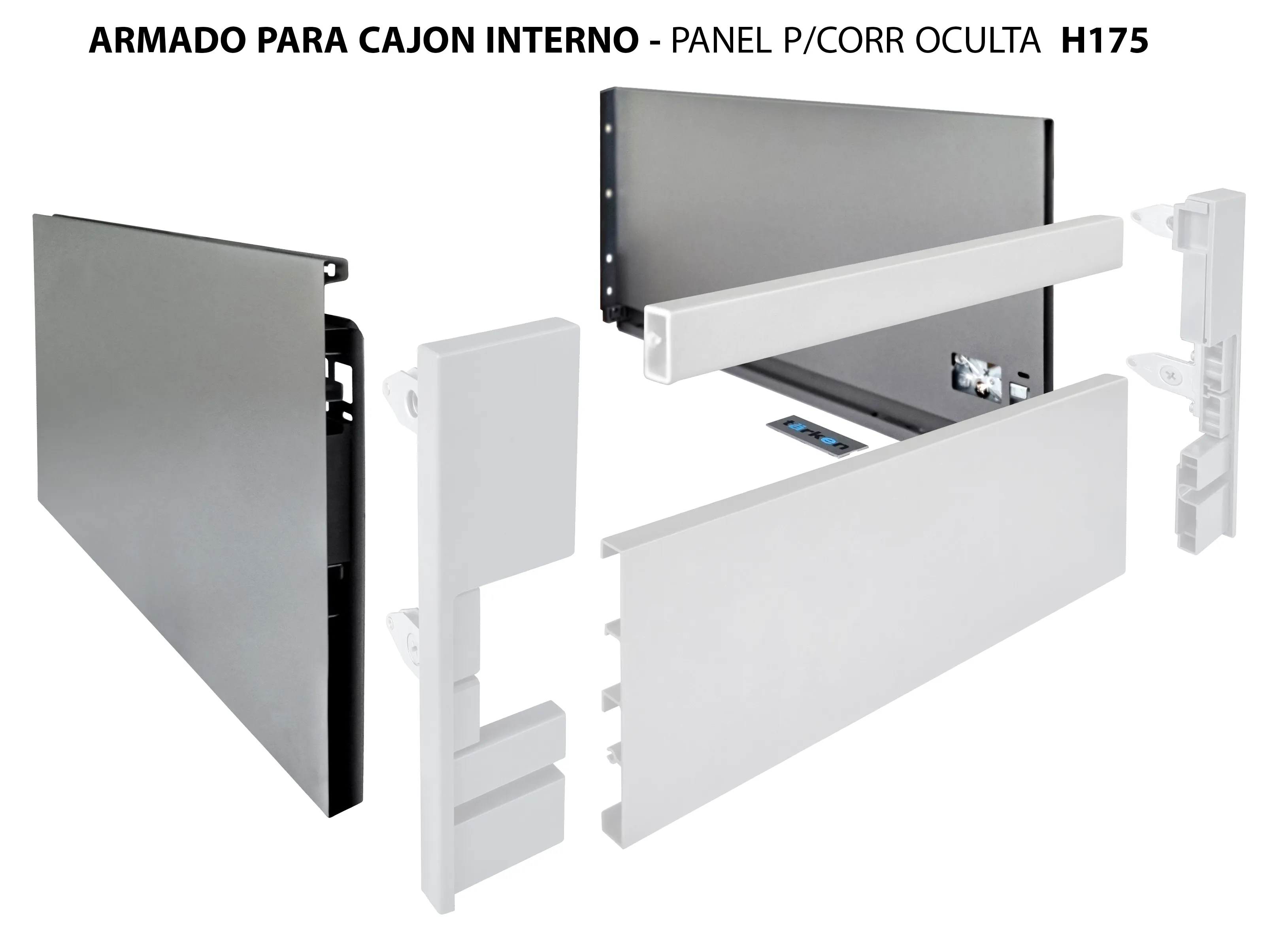 Imagen Panel Lateral para Corredera Oculta / H175
